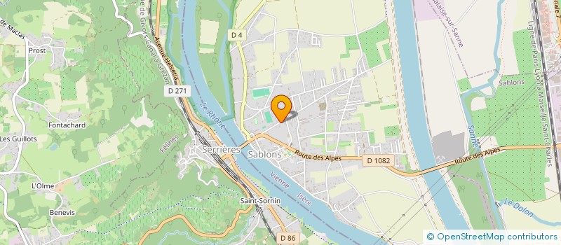 localisation de l'entreprise MONSIEUR LAURENT TEIL  SABLONS