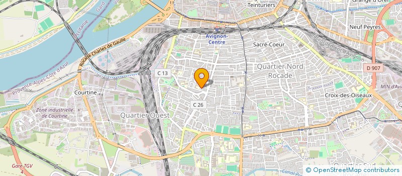 localisation de l'entreprise MONSIEUR LAURENT TEISSEYRE  AVIGNON