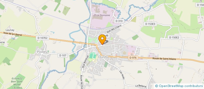 localisation de l'entreprise MONSIEUR LAURENT TEISSIER  DUCEY-LES CHERIS