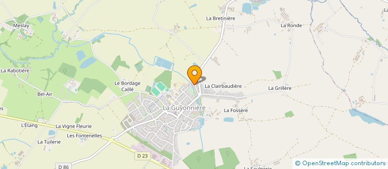 localisation de l'entreprise MONSIEUR LAURENT TENAILLEAU à MONTAIGU-VENDEE