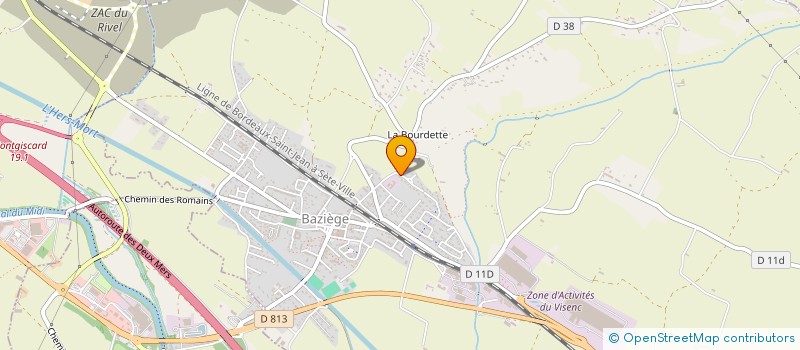 localisation de l'entreprise MONSIEUR LAURENT TESSAROTTO  BELBERAUD