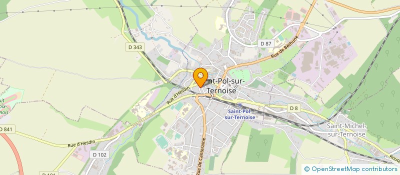 localisation de l'entreprise MONSIEUR LAURENT TESTU à SAINT-POL-SUR-TERNOISE