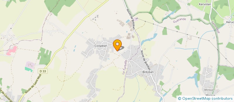 localisation de l'entreprise MONSIEUR LAURENT TEXIER  LA TURBALLE