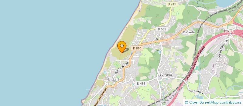 localisation de l'entreprise MONSIEUR LAURENT TEYSSIE à BIDART