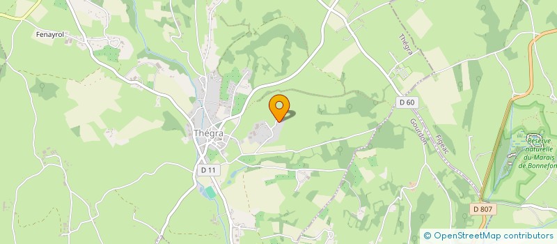 localisation de l'entreprise MONSIEUR LAURENT THAMIE  THEGRA