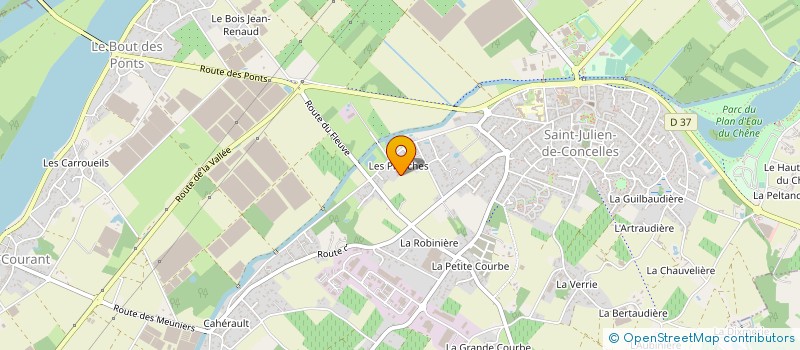 localisation de l'entreprise MONSIEUR LAURENT THEBAULT à SAINT-JULIEN-DE-CONCELLES