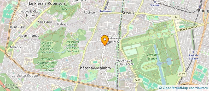 localisation de l'entreprise MONSIEUR LAURENT THEIL  CHATENAY-MALABRY