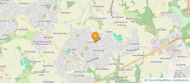 localisation de l'entreprise MONSIEUR LAURENT THERIER à PLOUZANE