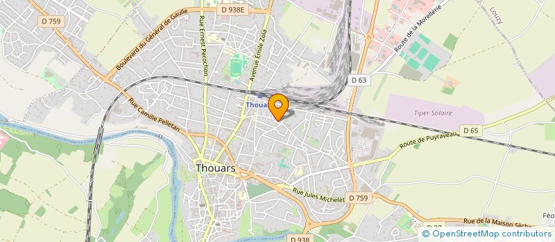 localisation de l'entreprise MONSIEUR LAURENT THIBAULT à THOUARS