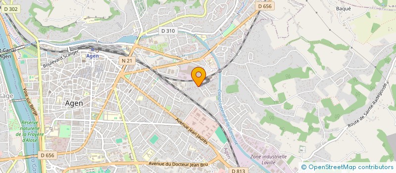 localisation de l'entreprise MONSIEUR LAURENT THIBAULT  INGRANDES-LE-FRESNE-SUR-LOIRE