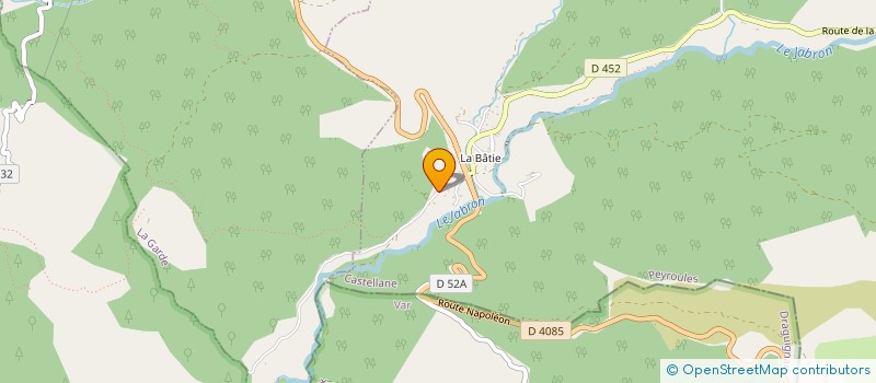 localisation de l'entreprise MONSIEUR LAURENT THIBERT  LA GARDE