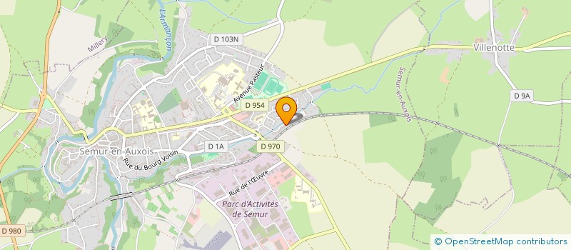 localisation de l'entreprise MONSIEUR LAURENT THIBERT  SEMUR-EN-AUXOIS