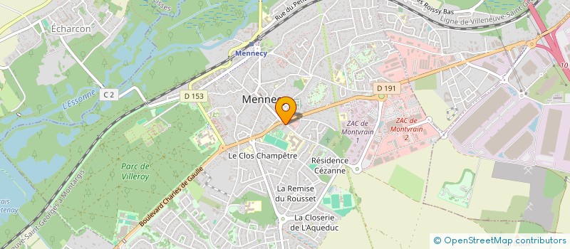 localisation de l'entreprise MONSIEUR LAURENT THIRION à MENNECY