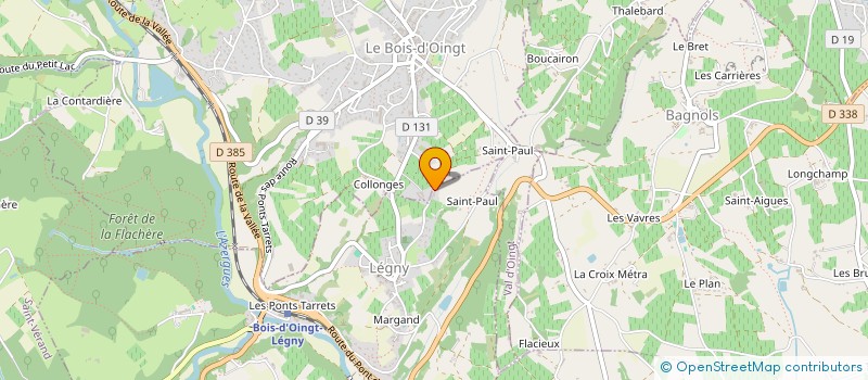 localisation de l'entreprise MONSIEUR LAURENT THIVIN à LEGNY