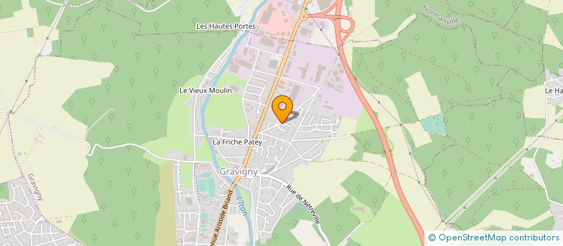 localisation de l'entreprise MONSIEUR LAURENT THIZY à GRAVIGNY
