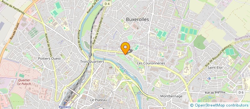 localisation de l'entreprise MONSIEUR LAURENT THOMAS à POITIERS