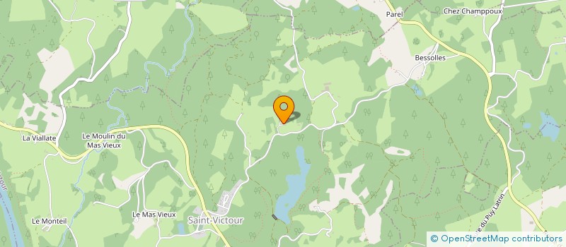 localisation de l'entreprise MONSIEUR LAURENT THOMAS  SAINT-VICTOUR