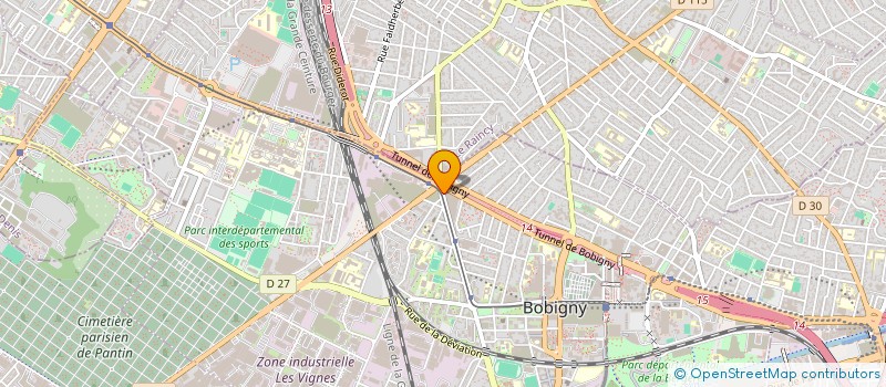 localisation de l'entreprise MONSIEUR LAURENT THONI à BOBIGNY