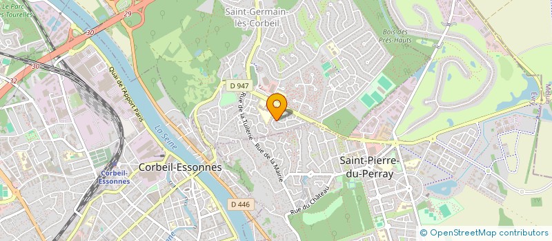 localisation de l'entreprise MONSIEUR LAURENT THOUVENIN à SAINT-GERMAIN-LES-CORBEIL