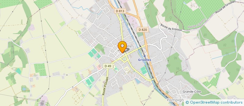 localisation de l'entreprise MONSIEUR LAURENT THUILLIER  GRISOLLES