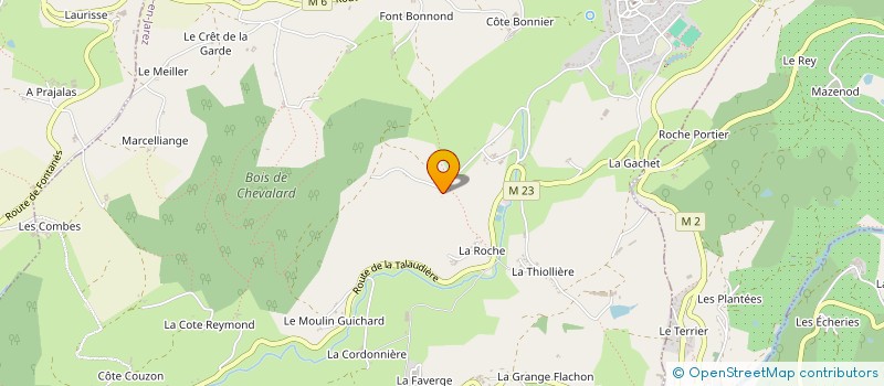 localisation de l'entreprise MONSIEUR LAURENT TISSOT  SAINT-CHRISTO-EN-JAREZ