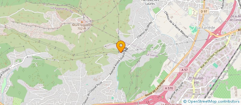 localisation de l'entreprise MONSIEUR LAURENT TODISCO à LA VALETTE-DU-VAR
