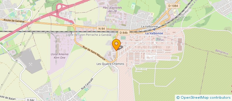 localisation de l'entreprise MONSIEUR LAURENT TOMASSETTO  BALAN