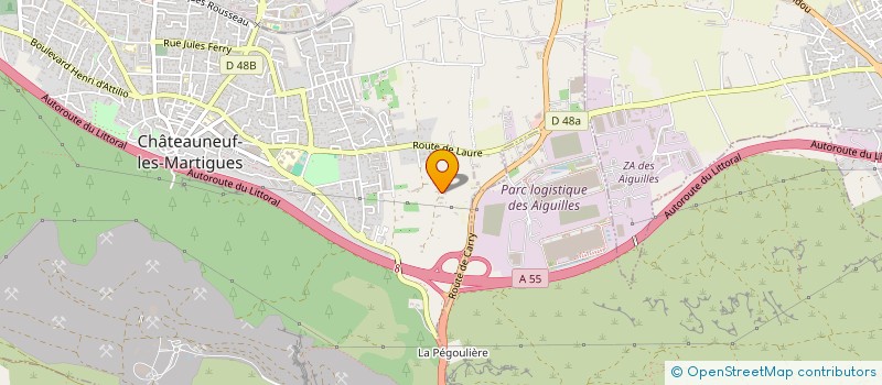 localisation de l'entreprise MONSIEUR LAURENT TORRES à CHATEAUNEUF-LES-MARTIGUES
