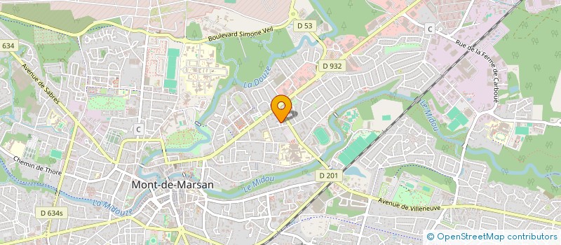 localisation de l'entreprise MONSIEUR LAURENT TORRESSAN  MONT-DE-MARSAN
