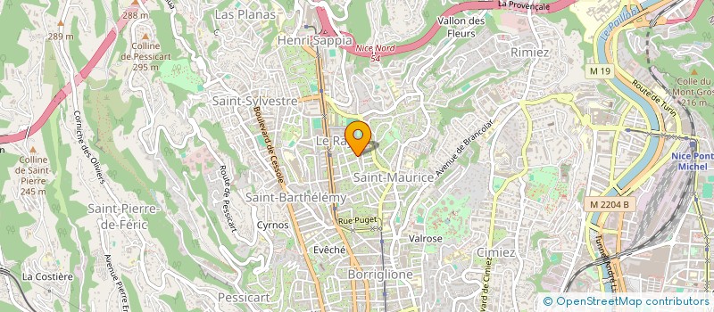 localisation de l'entreprise MONSIEUR LAURENT TORTORA à NICE