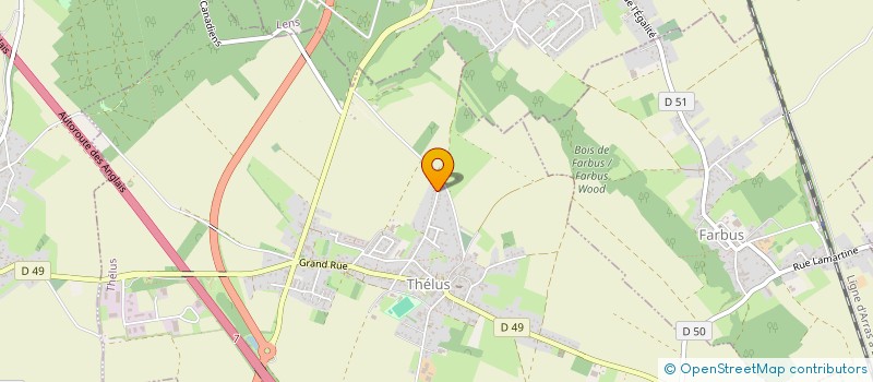 localisation de l'entreprise MONSIEUR LAURENT TOSELLI-PEREZ  THELUS