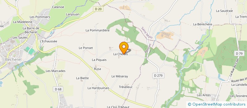 localisation de l'entreprise MONSIEUR LAURENT TOSTIVINT  MINIAC-SOUS-BECHEREL