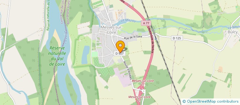 localisation de l'entreprise MONSIEUR LAURENT TOUBEAU à MESVES SUR LOIRE