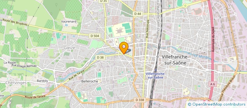 localisation de l'entreprise MONSIEUR LAURENT TOUCHART  VILLEFRANCHE-SUR-SAONE