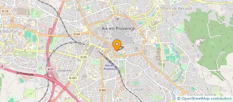 localisation de l'entreprise MONSIEUR LAURENT TOUJAS à AIX-EN-PROVENCE