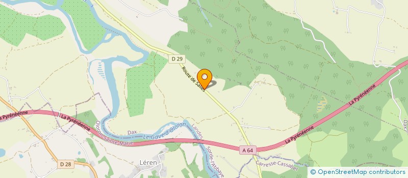 localisation de l'entreprise MONSIEUR LAURENT TOULET  SORDE-L'ABBAYE