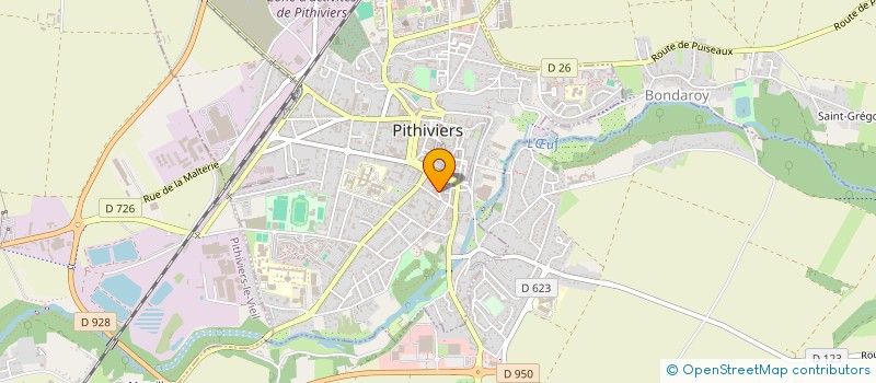 localisation de l'entreprise MONSIEUR LAURENT TOUPIN  PITHIVIERS