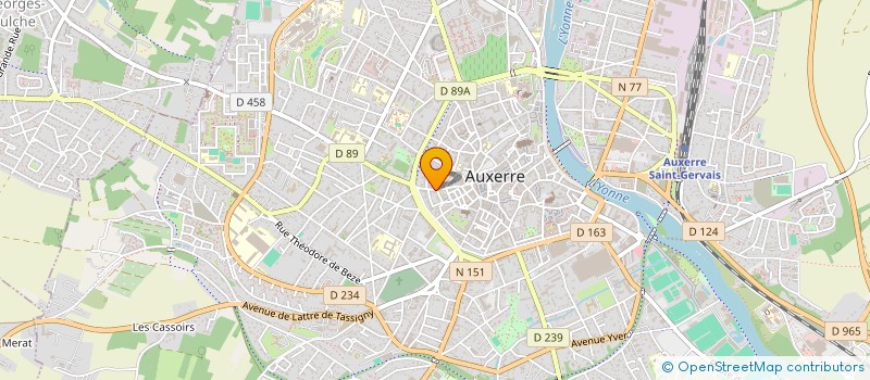 localisation de l'entreprise MONSIEUR LAURENT TOURAINE à AUXERRE