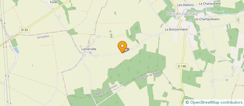localisation de l'entreprise MONSIEUR LAURENT TOUZE à PERS-EN-GATINAIS