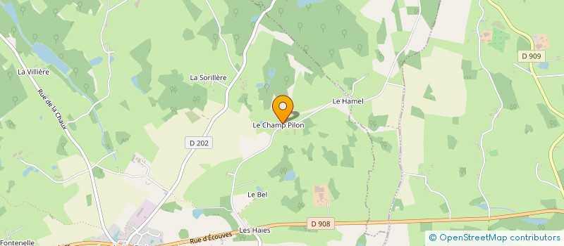 localisation de l'entreprise MONSIEUR LAURENT TOUZO à JOUE-DU-BOIS