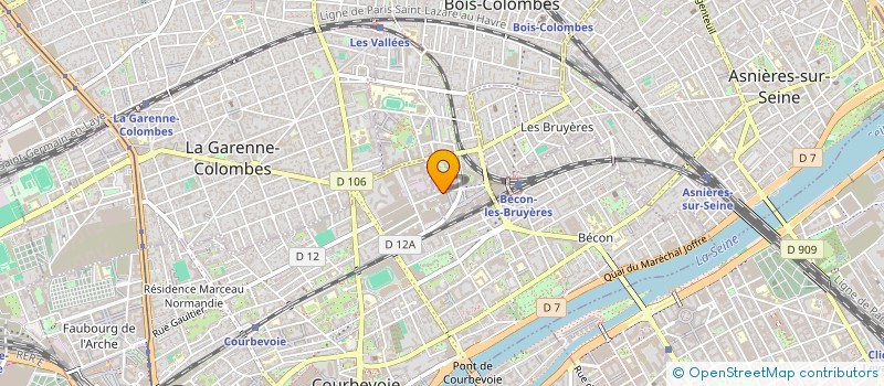 localisation de l'entreprise MONSIEUR LAURENT TRACQUI à BOIS-COLOMBES