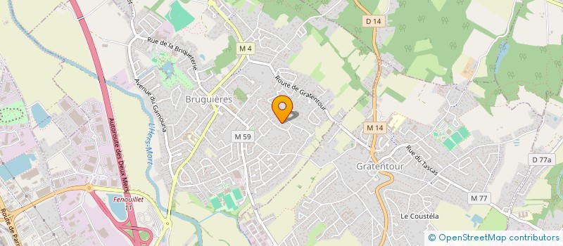 localisation de l'entreprise MONSIEUR LAURENT TRAN  BRUGUIERES