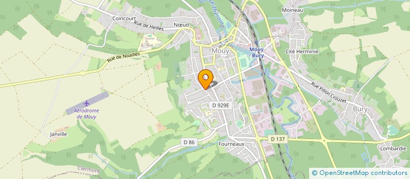 localisation de l'entreprise MONSIEUR LAURENT TRANCART  MOUY