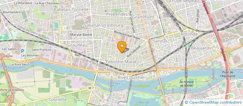 localisation de l'entreprise MONSIEUR LAURENT TRAVERS à TOURS