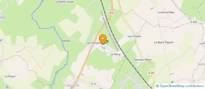 localisation de l'entreprise MONSIEUR LAURENT TRAVERT  LIEUSAINT