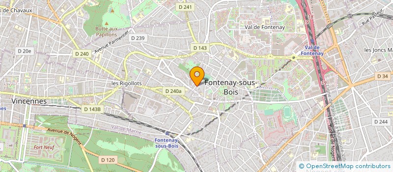 localisation de l'entreprise MONSIEUR LAURENT TREBOUT à FONTENAY-SOUS-BOIS