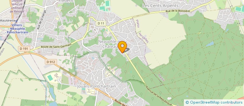 localisation de l'entreprise MONSIEUR LAURENT TREBOZ  NEAUPHLE-LE-CHATEAU