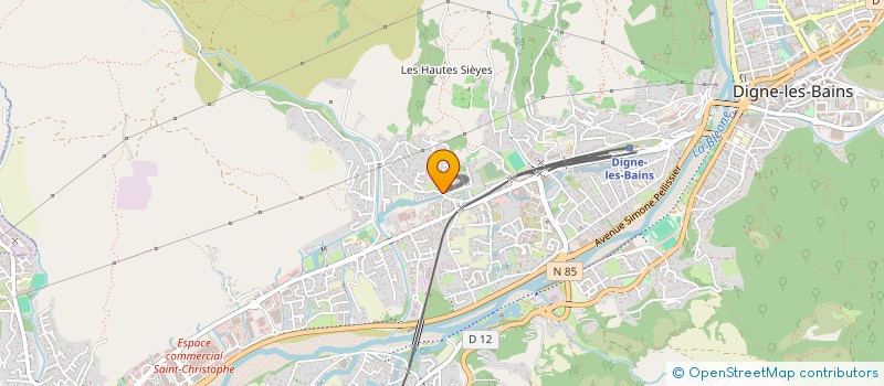localisation de l'entreprise MONSIEUR LAURENT TRENTECUISSE à DIGNE-LES-BAINS