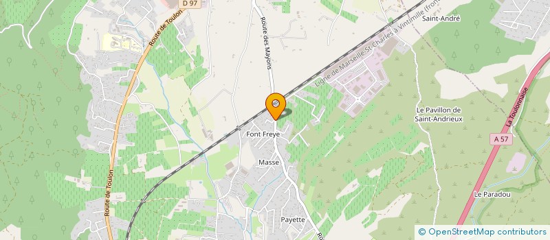 localisation de l'entreprise MONSIEUR LAURENT TRIC  LE LUC