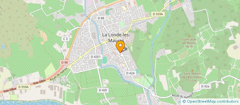 localisation de l'entreprise MONSIEUR LAURENT TRICQUET à LA LONDE-LES-MAURES